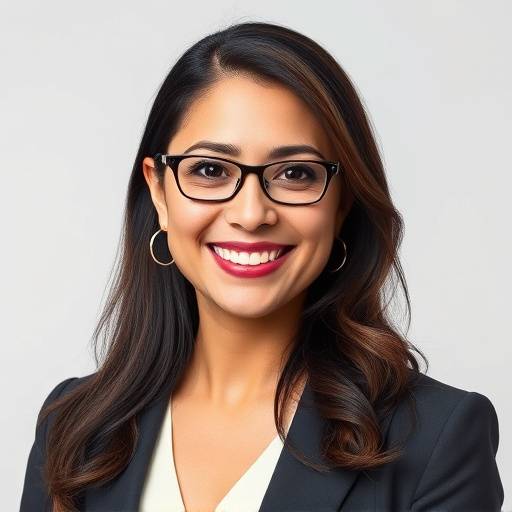 Retrato de la Dra. Elena Ramírez, experta en comunicación y fundadora de Oratoria Brillante.