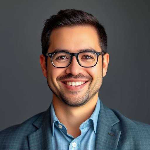 Retrato de Martín Sánchez, experto en marketing y ventas y profesor de oratoria persuasiva.